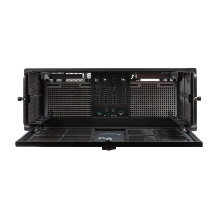 UNYKACH Rackmount server chassis with key lock and redundant