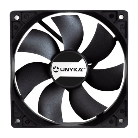 pc case fan with dual bearing and thermal control 120x120x25mm