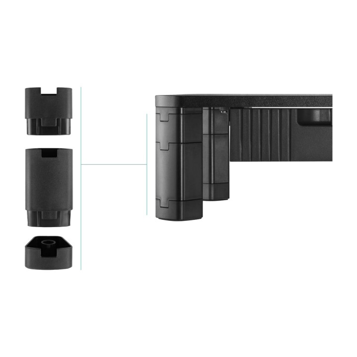 TOOQ Supporto rialzamonitor multiuso con cassetto TQMMPD02