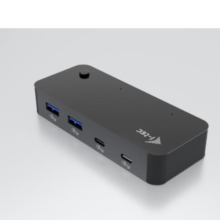 I-TEC Hub USB-C/USB-A de bureau 6 en 1 CAKVMHUB2A2C