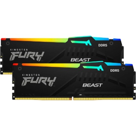 illuminated dimm ram kit for desktop pcs fury-beast-rgb ddr5 6000mhz 32gb 2x16gb cl36 kf560c36bbe2ak2-32