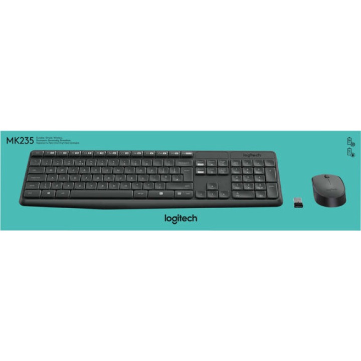 LOGITECH Wireless keyboard and mouse combo in Portuguese
