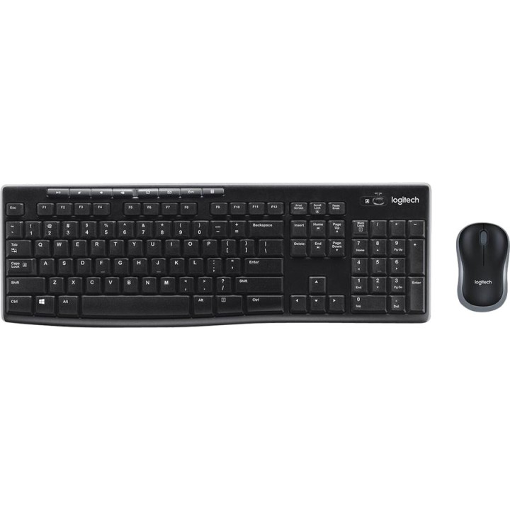 LOGITECH Combo tastiera e mouse wireless in spagnolo MK270