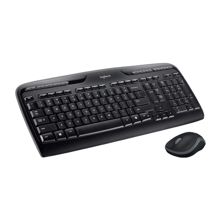 LOGITECH Combo tastiera e mouse wireless in inglese