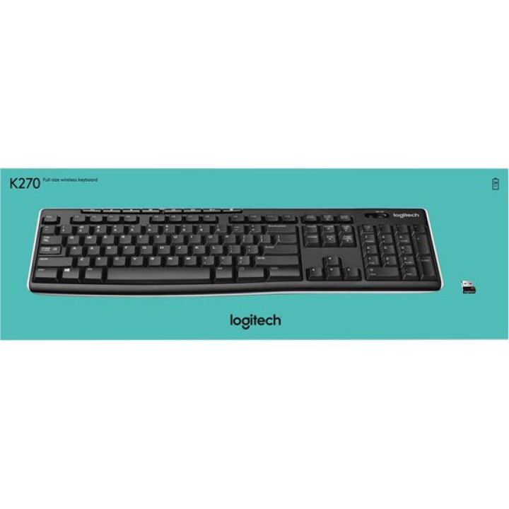 LOGITECH Clavier sans fil en espagnol K270 QWERTY-ES