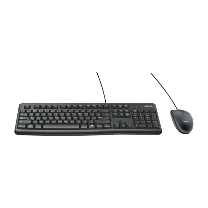 LOGITECH Ensemble clavier et souris filaires USB en anglais