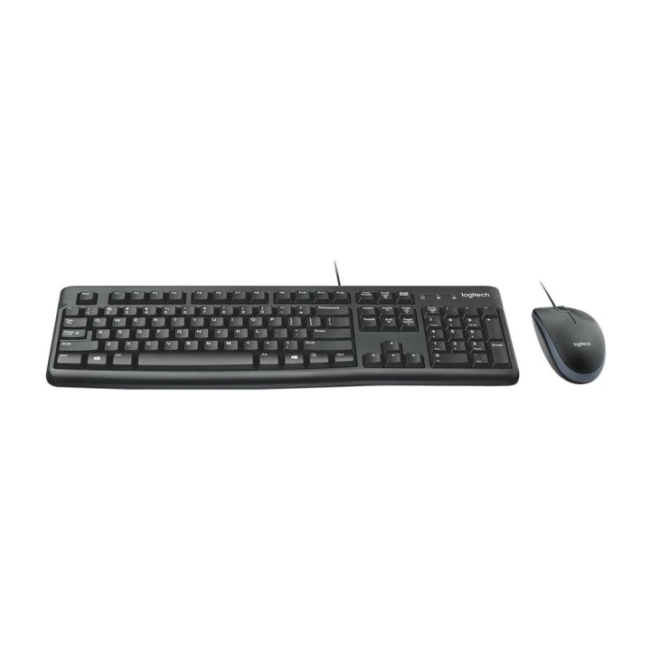 LOGITECH Combo de teclado y ratón con cable USB en francés