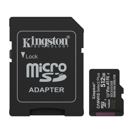 scheda di memoria microsdxc con adattatore sd canvas-select-plus 512gb a1