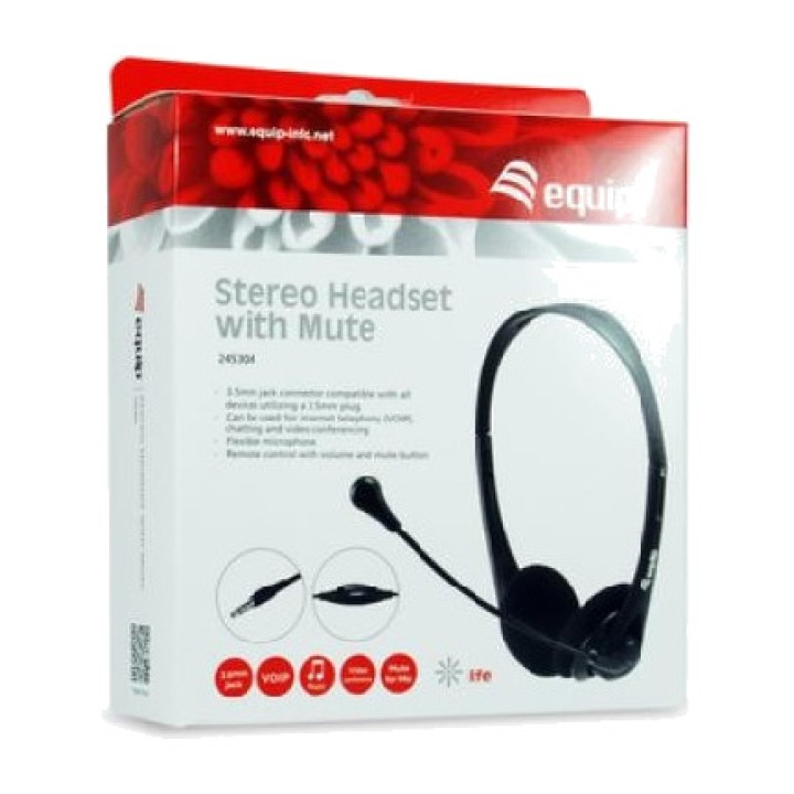 EQUIP Auriculars de diadema amb micròfon per a oficina LIFE
