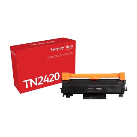 cartucho de tóner compatible de alta capacidad para impresora láser everyday-brother-tn2420 3000-paginas 006r04792