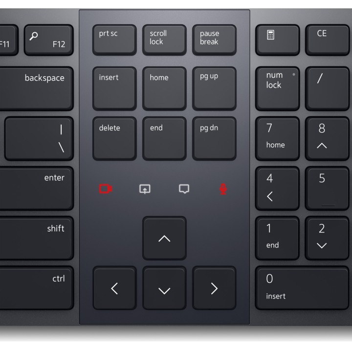DELL Teclado inalámbrico retroiluminado multidispositivo