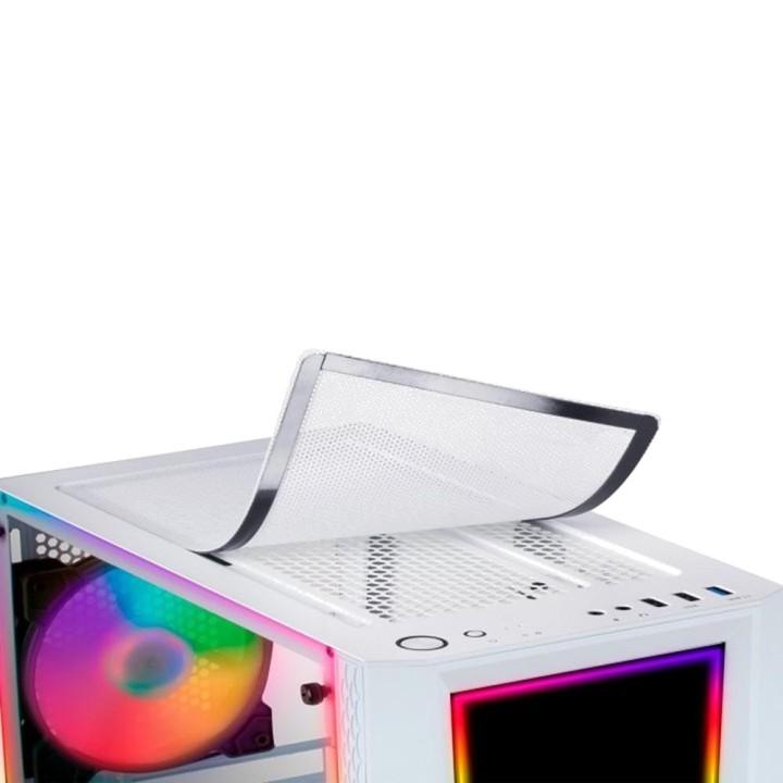 MARS GAMING Caja para PC semitorre con frontal