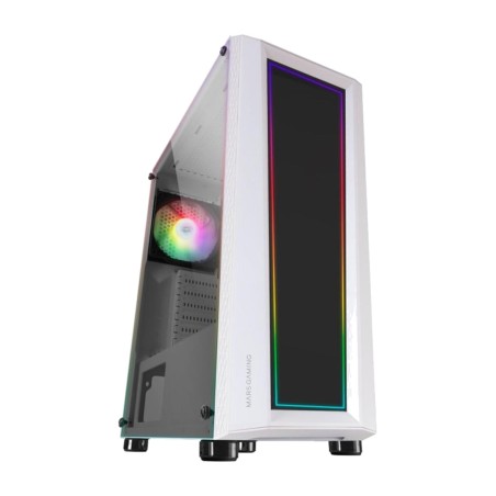 caja para pc semitorre con frontal personalizable mc-art atx-rgb