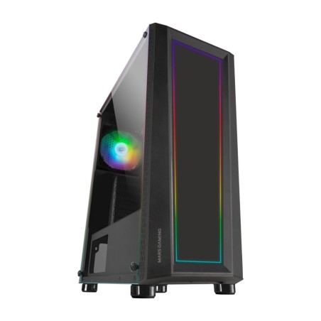 mid-tower pc case with customizable front panel mc-art atx-rgb