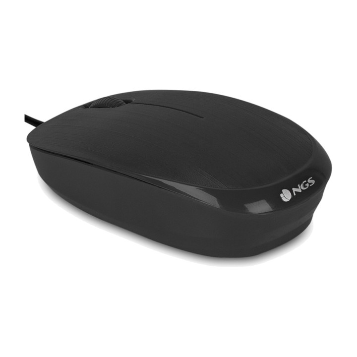 NGS Mouse ottico ergonomico con cavo USB 1000DPI FLAMEVAR
