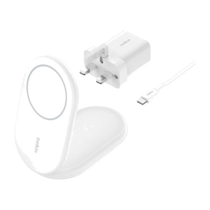 BELKIN Cargador inalámbrico magnético plegable para móvil y