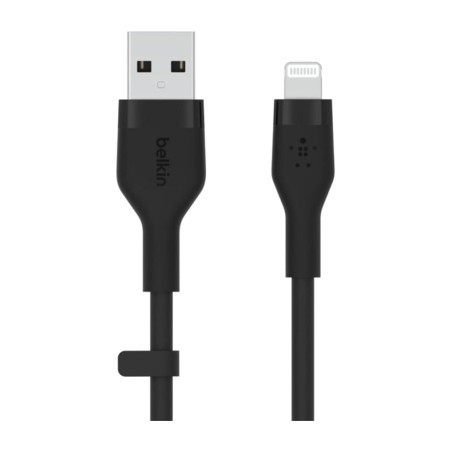 lightning-auf-usb-a-kabel aus silikon mit kabelclip caa008bt 100 cm