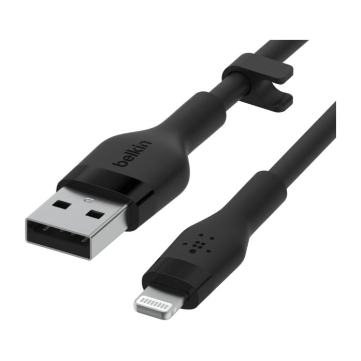 BELKIN Câble en silicone Lightning vers USB-A avec clip