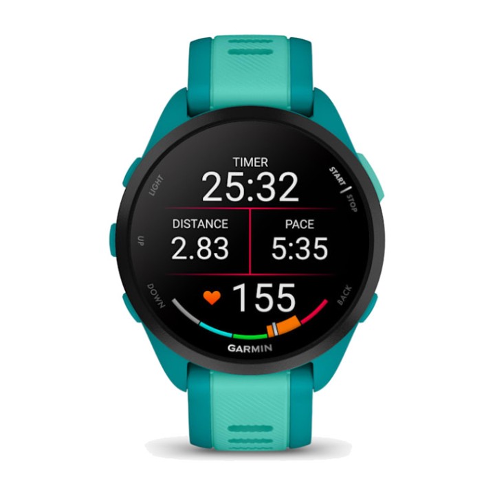 GARMIN GPS running smartwatch with AMOLED display and music