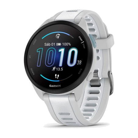 reloj inteligente gps para running con pantalla amoled y almacenamiento de música forerunner-165 music
