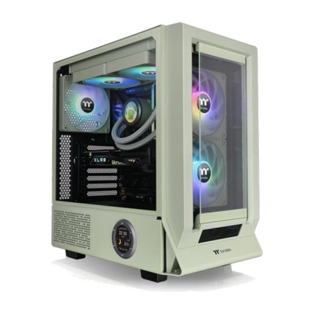 caja de pc semitorre con cristal templado ceres 350 mx