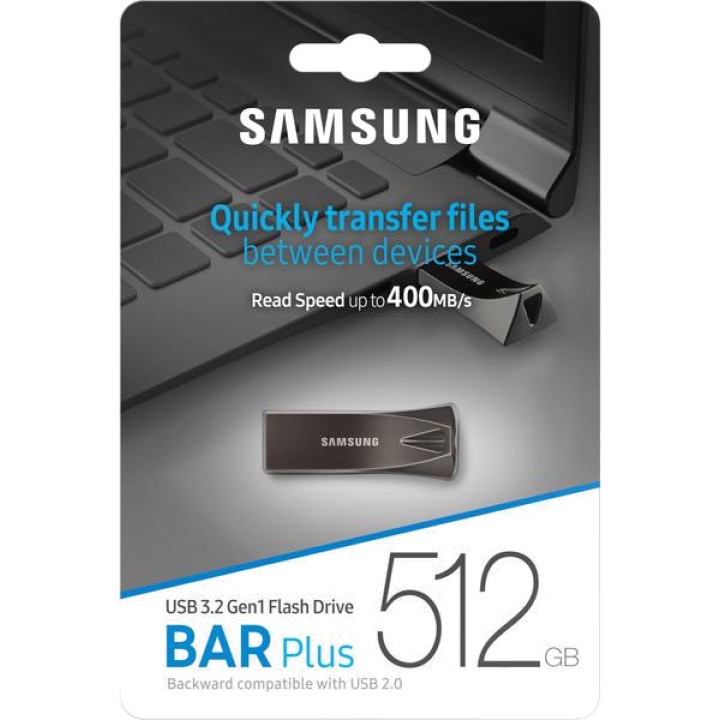 SAMSUNG Memoria USB-A 3.1 de carcasa metálica con anilla