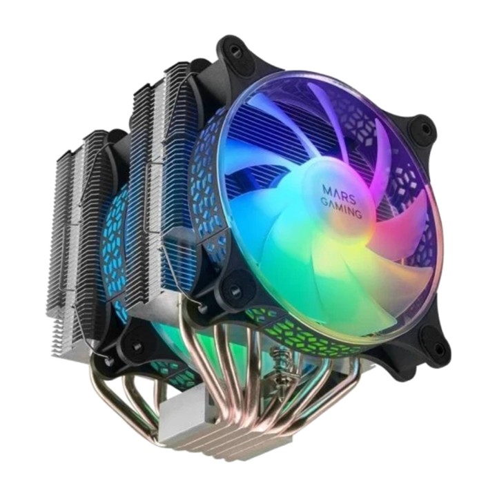 MARS GAMING Dissipatore ad aria per CPU a doppia torre con 6