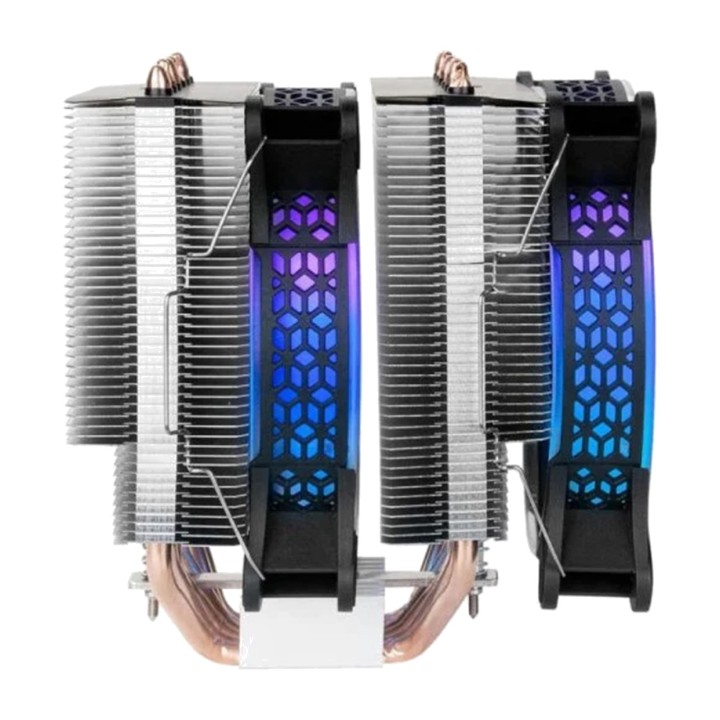 MARS GAMING Dissipatore ad aria per CPU a doppia torre con 6