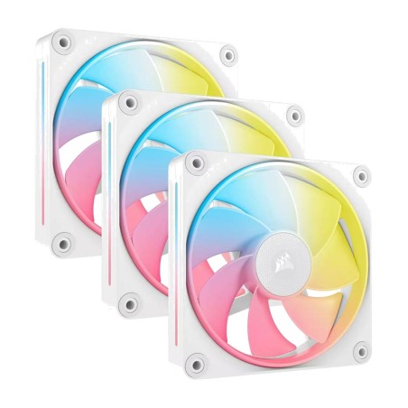 kit de ventiladores de caja de pc rgb de rotor inverso icue-link lx120-r 120mm 3 uds