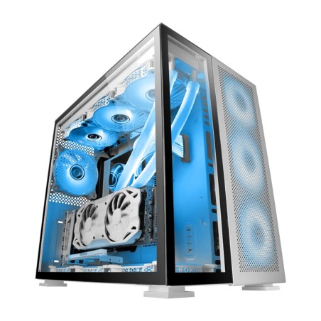xxl datorchassi i aluminium med härdat glas mc-nova-atx