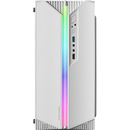 kompaktní skříň pc s přední podsvícenou částí mc-s1 micro-atx argb 80mm