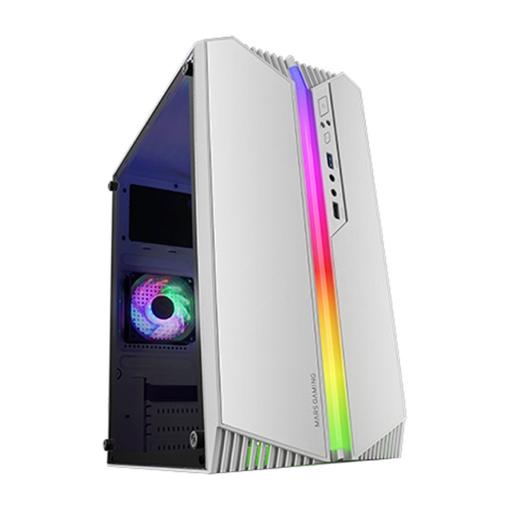 MARS GAMING Compact PC case with front lighting MC-S1