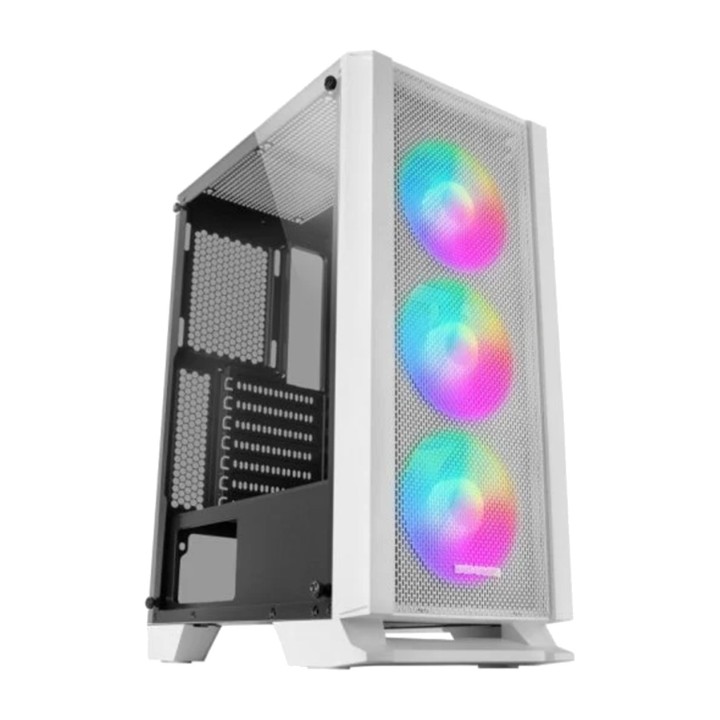 MARS GAMING Caja para PC semitorre con triple ventilador
