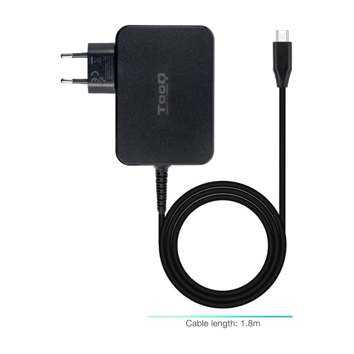 TOOQ Chargeur GaN USB-C pour ordinateur portable