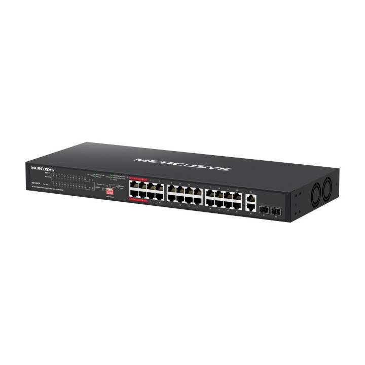 MERCUSYS 28-Port-Gigabit-Rack-Switch mit 24 PoE+ MS128GP