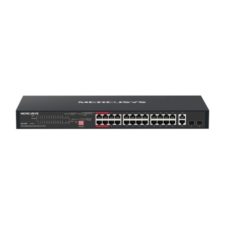 switch gigabit rack a 28 porte con 24 poe+ ms128gp