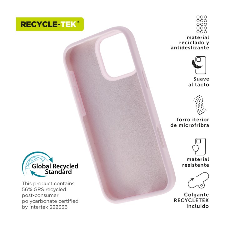 MUVIT Funda de silicona líquida reciclada para móvil