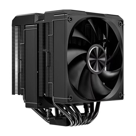 cpu-kühler mit zwei lüftern und 6 heatpipes dc40-pro pwm 2x120mm 270w