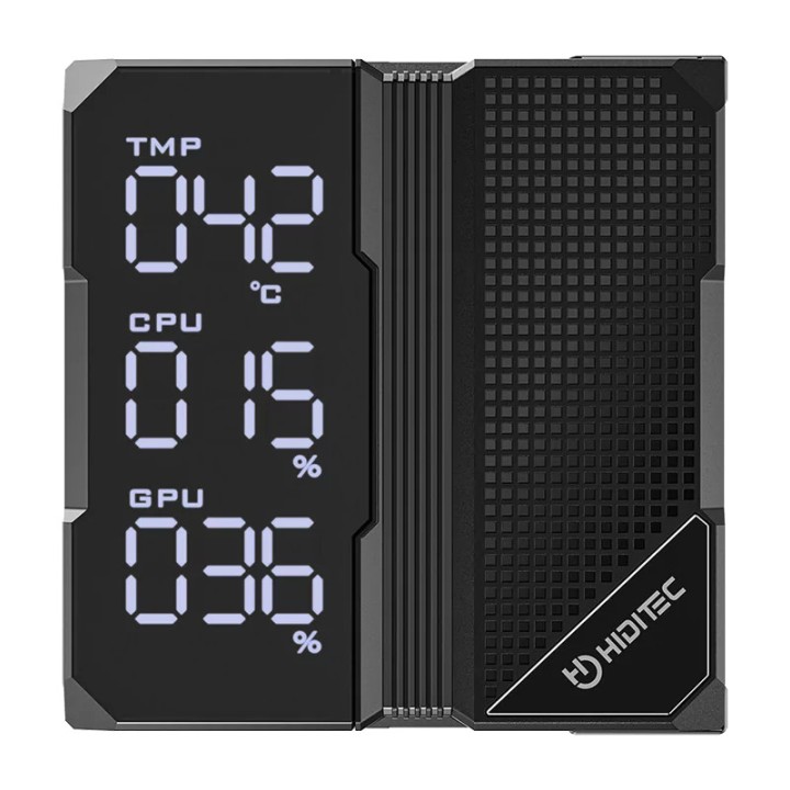HIDITEC CPU cooler with dual fans and 6 heatpipes DC40-PRO