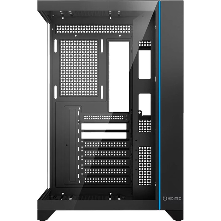 HIDITEC Θήκη gaming ATX για PC συμβατή με μητρικές BTF, με