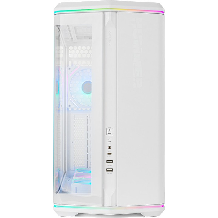 NOX Obudowa gamingowa semi-tower ATX z zakrzywionym szkłem i