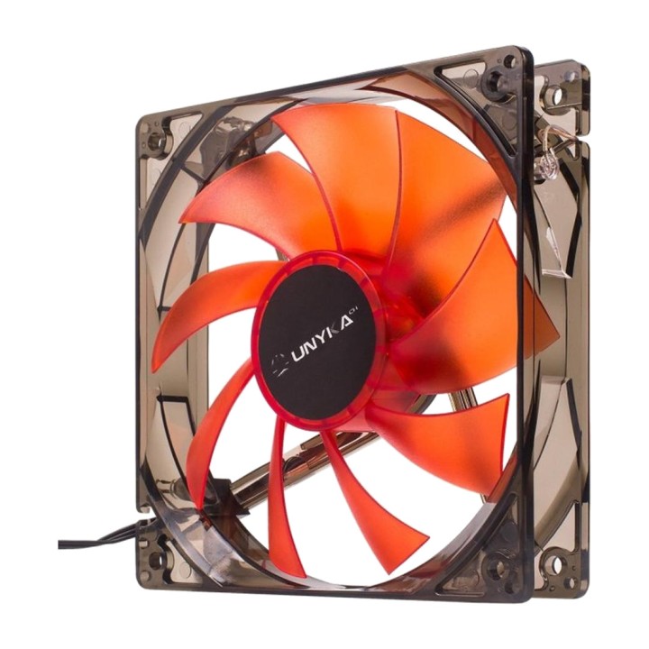 UNYKACH PC-Gehäuselüfter mit LED-Beleuchtung 120MM 3-PIN