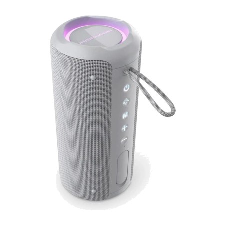 altavoz bluetooth portátil con radio fm y luces led soundbliss-40w ipx6