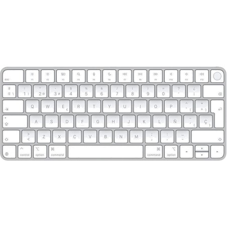 clavier sans fil avec lecteur d’empreintes digitales pour mac en espagnol magic-keyboard-usb-c touch-id