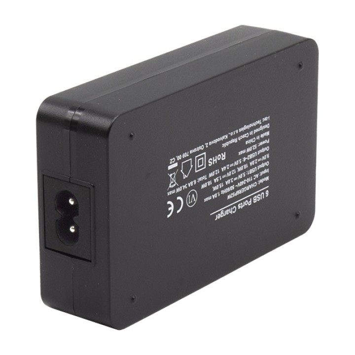 I-TEC Cargador USB de sobremesa con 6 puertos USB-A