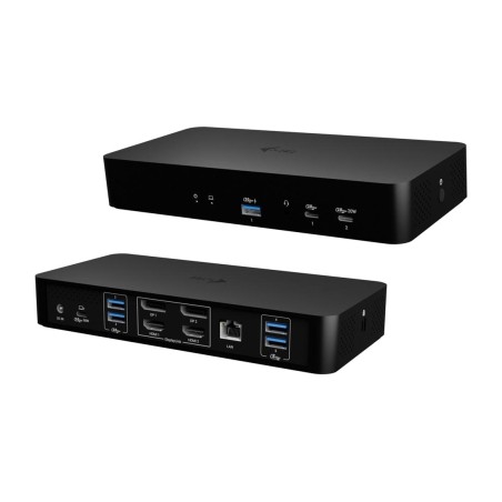 station d’accueil universelle 13-en-1 pour 2 moniteurs 4k avec gestion à distance caintgdual4kdocpd 100w