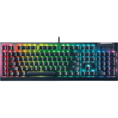 teclado mecánico gaming con switches lineales y distribución estadounidense blackwidow-v4 yellow-switch