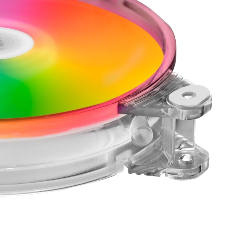 MARS GAMING Quiet PC case fan with RGB lighting MFD 120MM