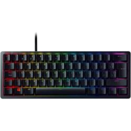 kompakte lineare optische gaming-tastatur mit spanischem layout huntsman-mini red-switch