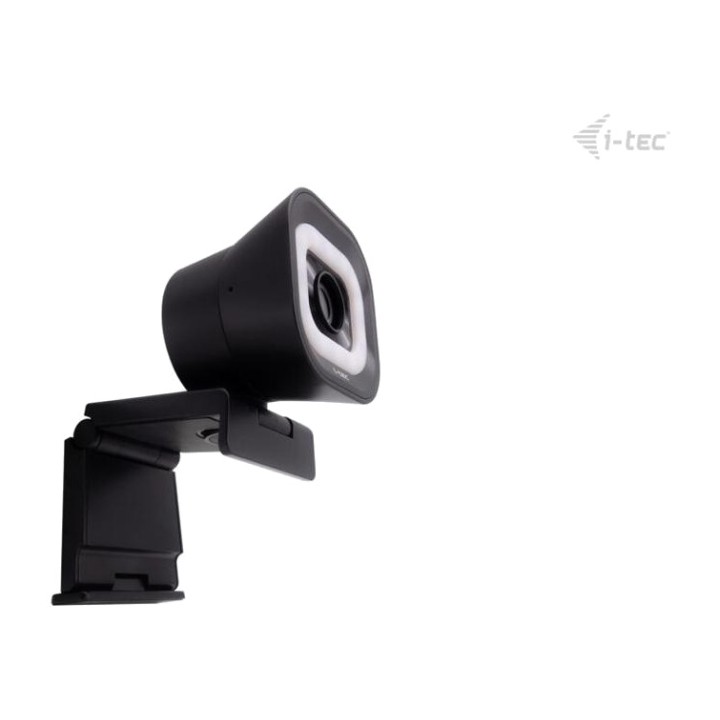 I-TEC Webcam 4K para streaming con aro de luz integrado